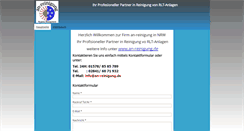 Desktop Screenshot of kuechenabluftreinigung.org